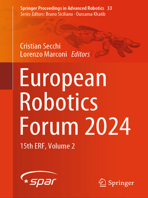 cover image of European Robotics Forum 2024